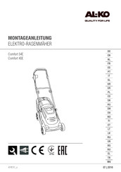AL-KO Comfort 40 E Traducción Del Manual De Instrucciones Original
