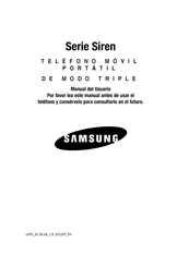 Samsung Siren Serie Manual Del Usuario