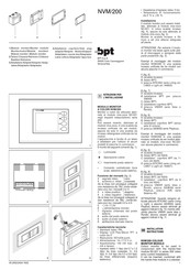 Bpt NVM/200 Instrucciones Para La Instalación