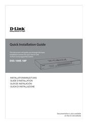 D-Link DSS-100E-18P Guia De Instalacion