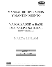 Leflam 512 D Manual De Operación Y Mantenimiento