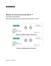 Siemens MJ-XL Manual De Instalación