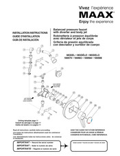 Maax 100575 Guia De Instalacion