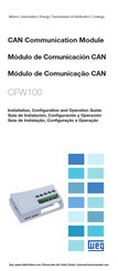 WEG CANopen CFW100 Guía De Instalación, Configuración Y Operación
