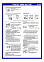 Casio 3170 Guía De Operación