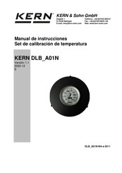 KERN TDLG 160-3-A Manual De Instrucciones