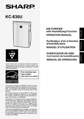 Sharp KC-830U Manual De Operación