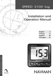 Navman SPEED 3100 log Manual De Instalación Y Mantenimiento