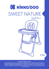 KikkaBoo SWEET NATURE Instrucciones De Uso