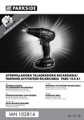 Parkside PABS 14.4 A1 Instrucciones De Utilización Y De Seguridad