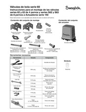 Swagelok 60 Serie Instrucciones Para El Montaje