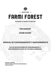 AVANT CH180 Manual De Funcionamiento Y Mantenimiento