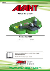 AVANT 1300 Manual Del Operario