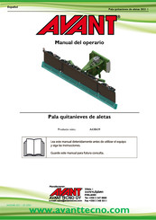 AVANT A438439 Manual Del Operario
