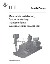 Itt Goulds Pumps 3600 Manual De Instalación, Funcionamiento Y Mantenimiento