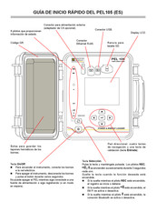 Chauvin Arnoux AEMC PEL 105 Guia De Inicio Rapido