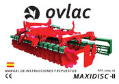 Ovlac MAXIDISC -II Manual De Instrucciones Y Repuestos