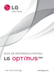 LG optimus m+ Guía De Referencia Rápida