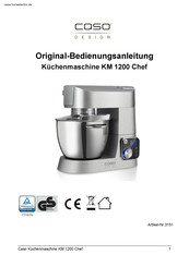 Caso KM 1200 CHEF Manual Del Usuario