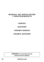 ALI AROMA SAPIENS Manual De Instalación Y Mantenimiento