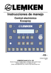 LEMKEN Ecospray Instrucciones De Manejo