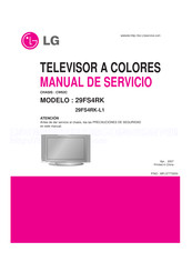 LG 29FS4RK-L1 Manual De Servicio