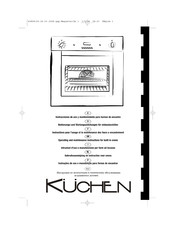 kuchen KCH.BV764.SS-BK Instrucciones De Uso Y Mantenimiento