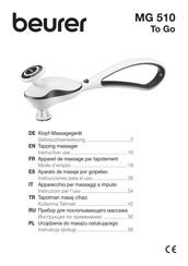 Beurer MG 510 Instrucciones Para El Uso