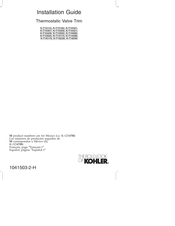 Kohler K-T16239 Guia De Instalacion