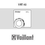 Vailant VRT 40 Manual Del Usuario