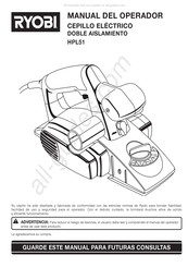 Ryobi HPL51 Manual Del Operador