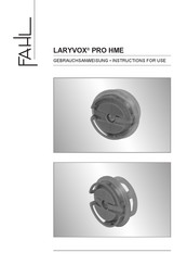 Fahl LARYVOX PRO HME Instrucciones De Uso