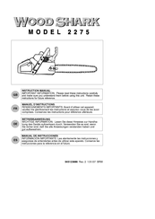 wood shark 2275 Manual De Instrucciones