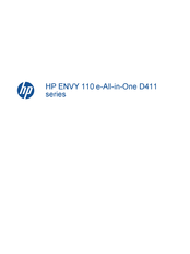 HP ENVY 110 e-All-in-One D411 Serie Manual Del Usuario