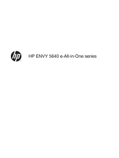 HP ENVY 5640 e-All-in-One Serie Manual Del Usuario