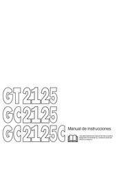 Jonsered GT2125 Manual De Instrucciones