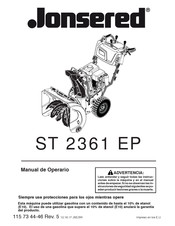 Jonsered ST 2361 EP Manual De Operario