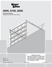 Wayne Dalton 8000 Instrucciones De Instalación Y Manual Del Usuario