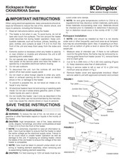 Dimplex CKHA Serie Manual Del Usuario