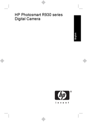 HP Photosmart R930 Serie Manual De Usuario