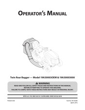 MTD 19A30003OEM Manual Del Operador