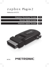 Metronic zapbox Plug-in 2 Manual De Usuario