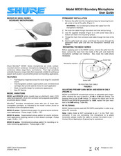 Shure MX391 Guia Del Usuario