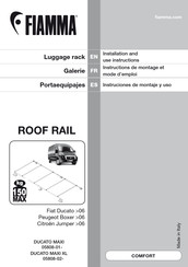 Fiamma DUCATO MAXI 05808-01- Instruciones De Montaje Y Uso