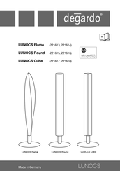 degardo LUNOCS Flame Instrucciones De Uso Y Montaje