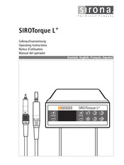 Sirona Dental SIROTorque L+ Manual Del Operador