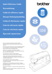 Brother 888-G10 Guía De Referencia Rápida