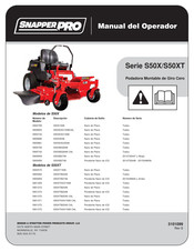 Snapper S50XTB2748 Manual Del Operador