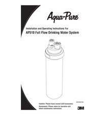 aqua-pure AP510 Importantes Instrucciones De Instalación