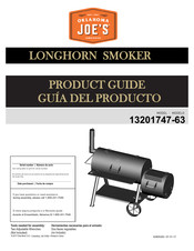 JOE'S SMOKERS 13201747-63 Guía Del Producto